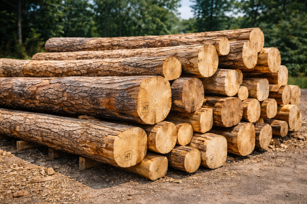 الخشب الخام