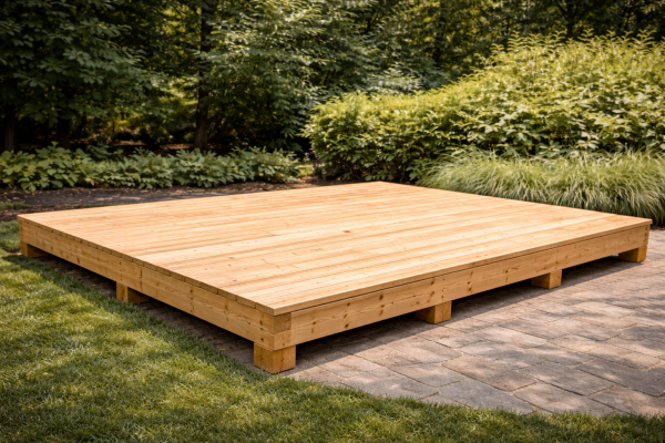 المنصات الخشبية